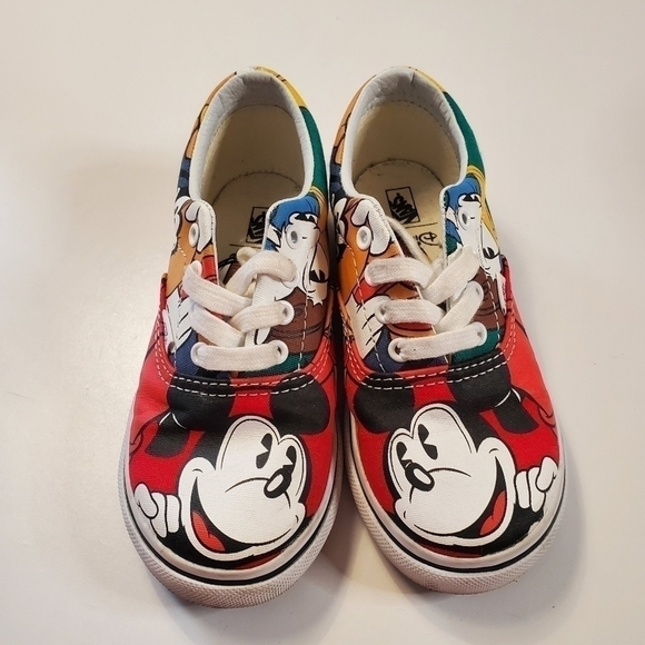 Vans X Disney Mickey Mouse Toddler 10 unisex - Picture 1 of 8